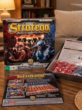 Stratego 50 Years Spin Master Family Board Game 2 Players Ages 8+